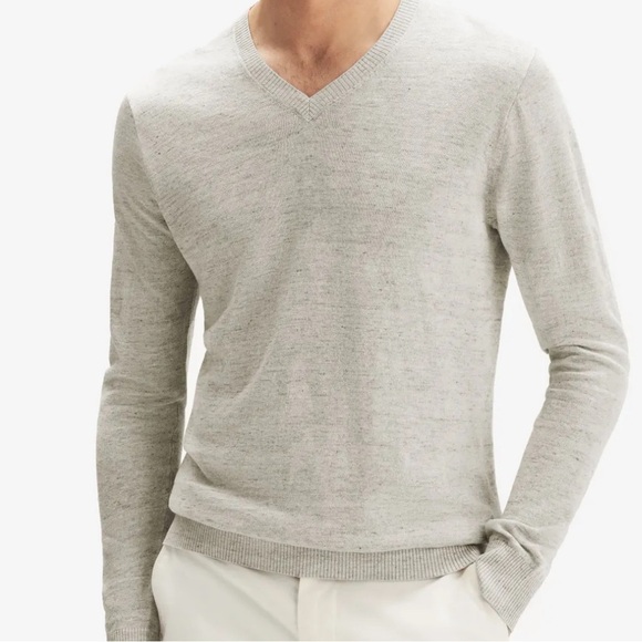 J. Crew Other - J. Crew Lightweight V-Neck Gray Sweater | L